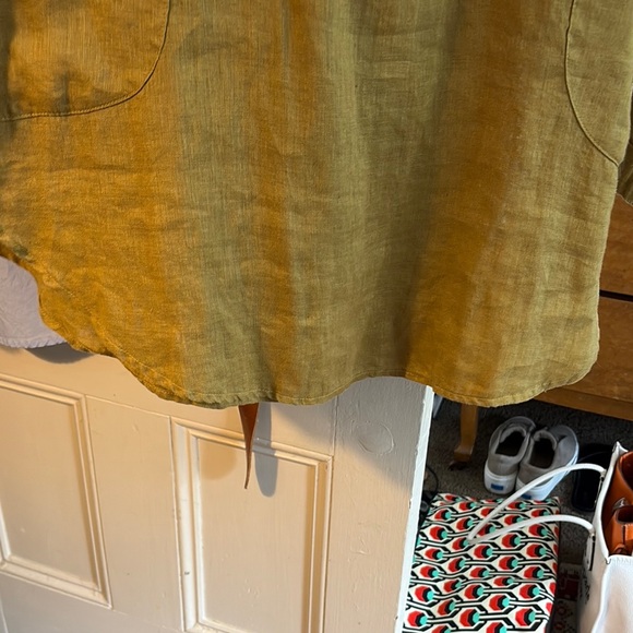 CP Shades Green 3/4 Sleeve Button Down Shirt - Picture 6 of 8